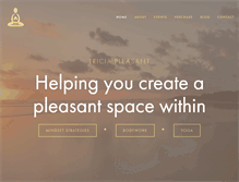 Tablet Screenshot of apleasantspace.com